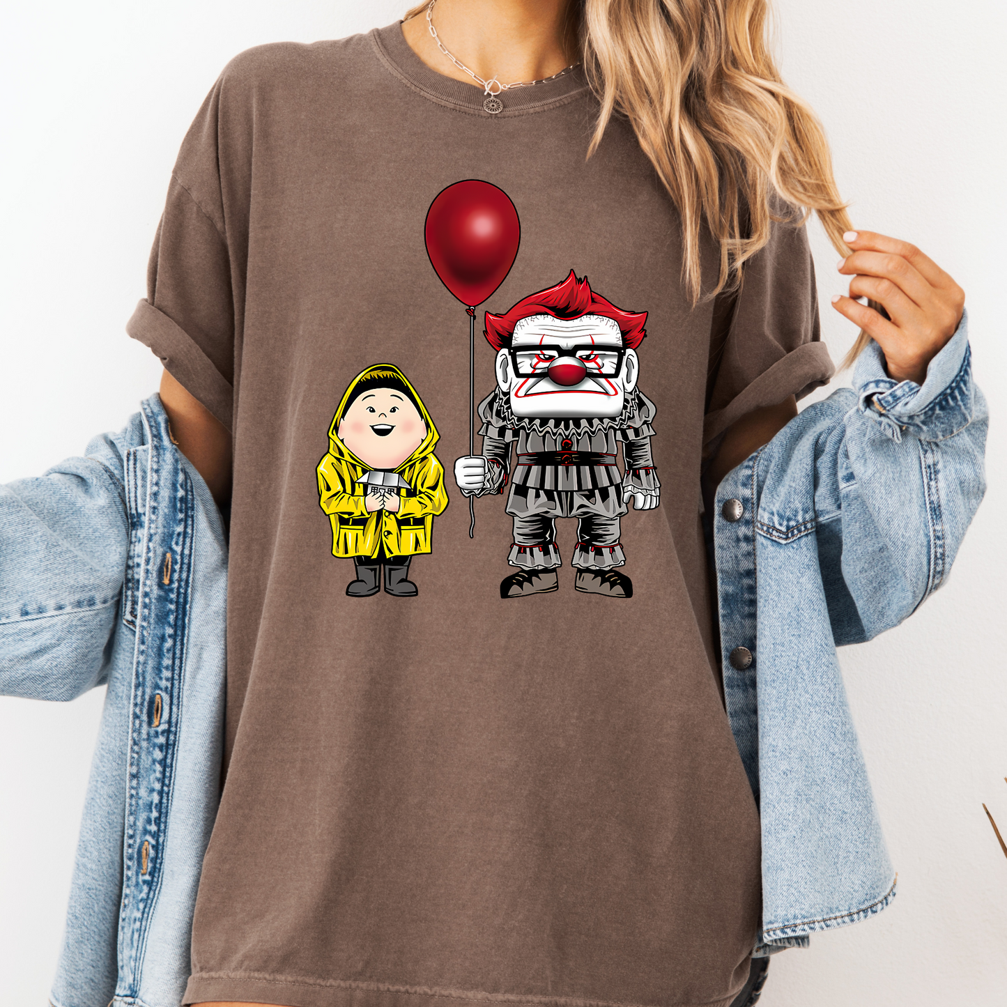 Halloween Funny Movie T-Shirt| Halloween Scary Clown Shirt | Cute Creepy Clown Shirt | Unisex Fall Tee