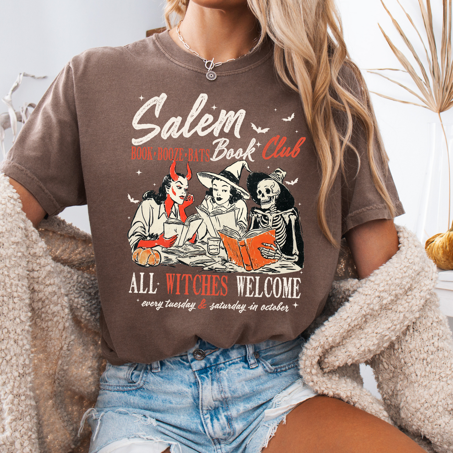 Salem Book Club Halloween Tee