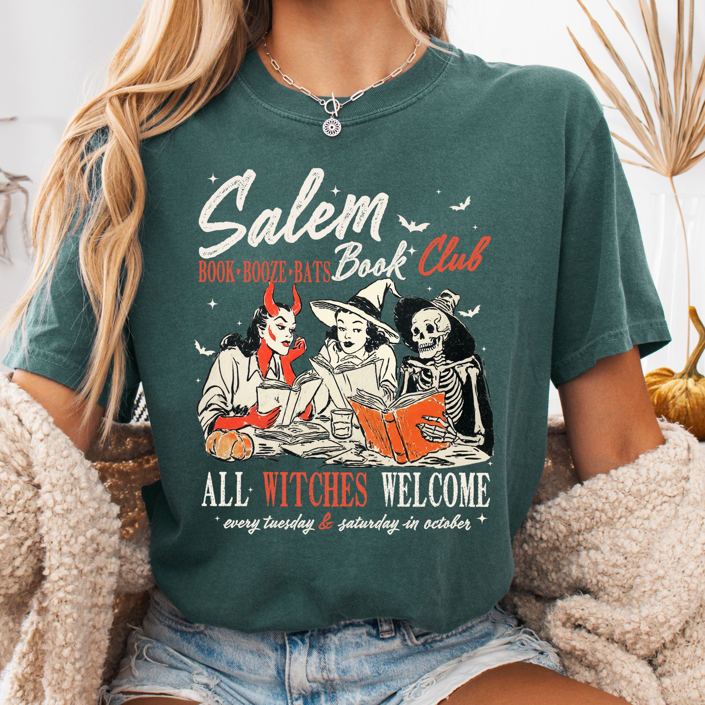 Salem Book Club Halloween Tee