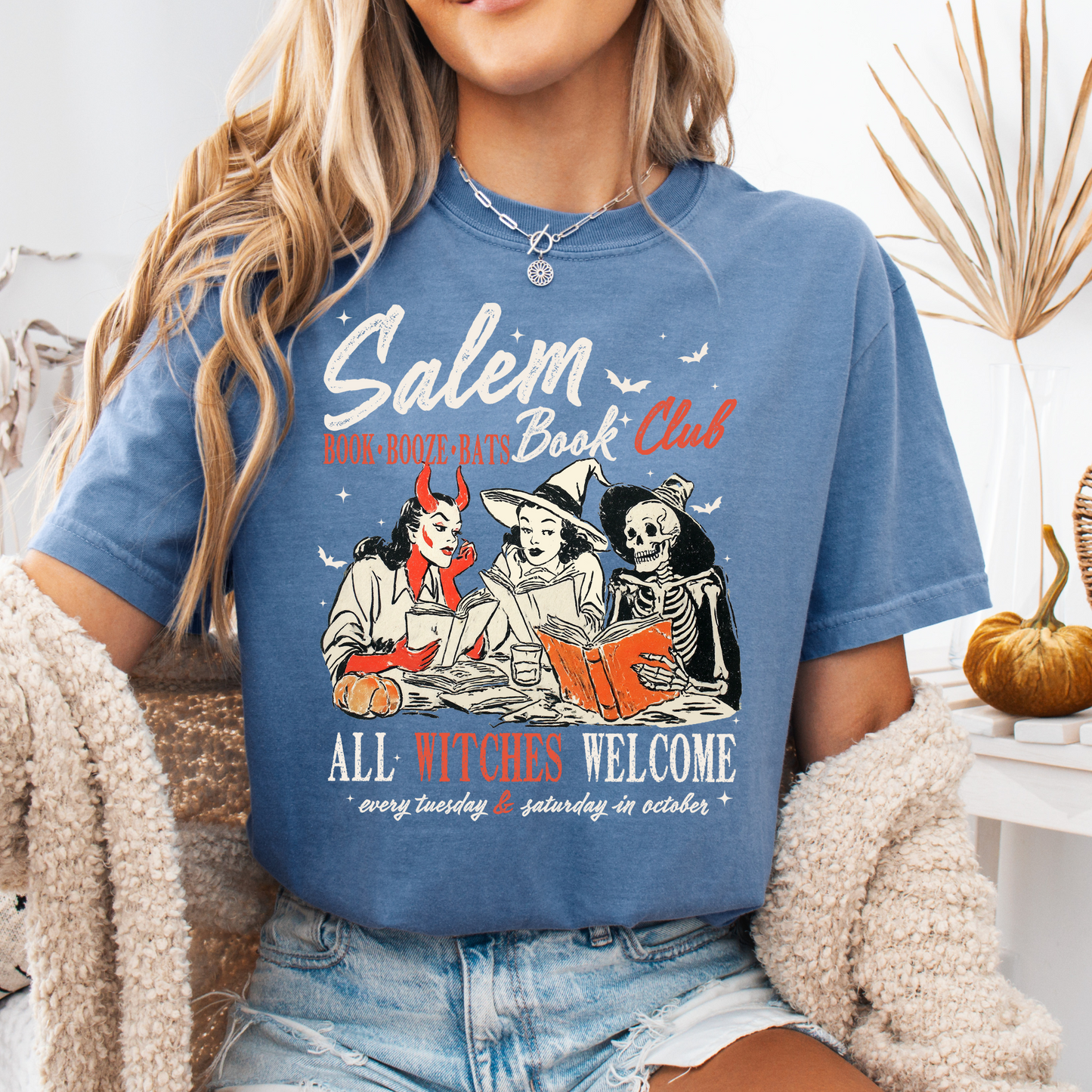 Salem Book Club Halloween Tee