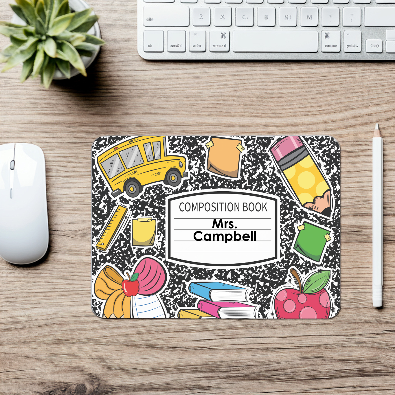 Personalized Composition Mouse Pad