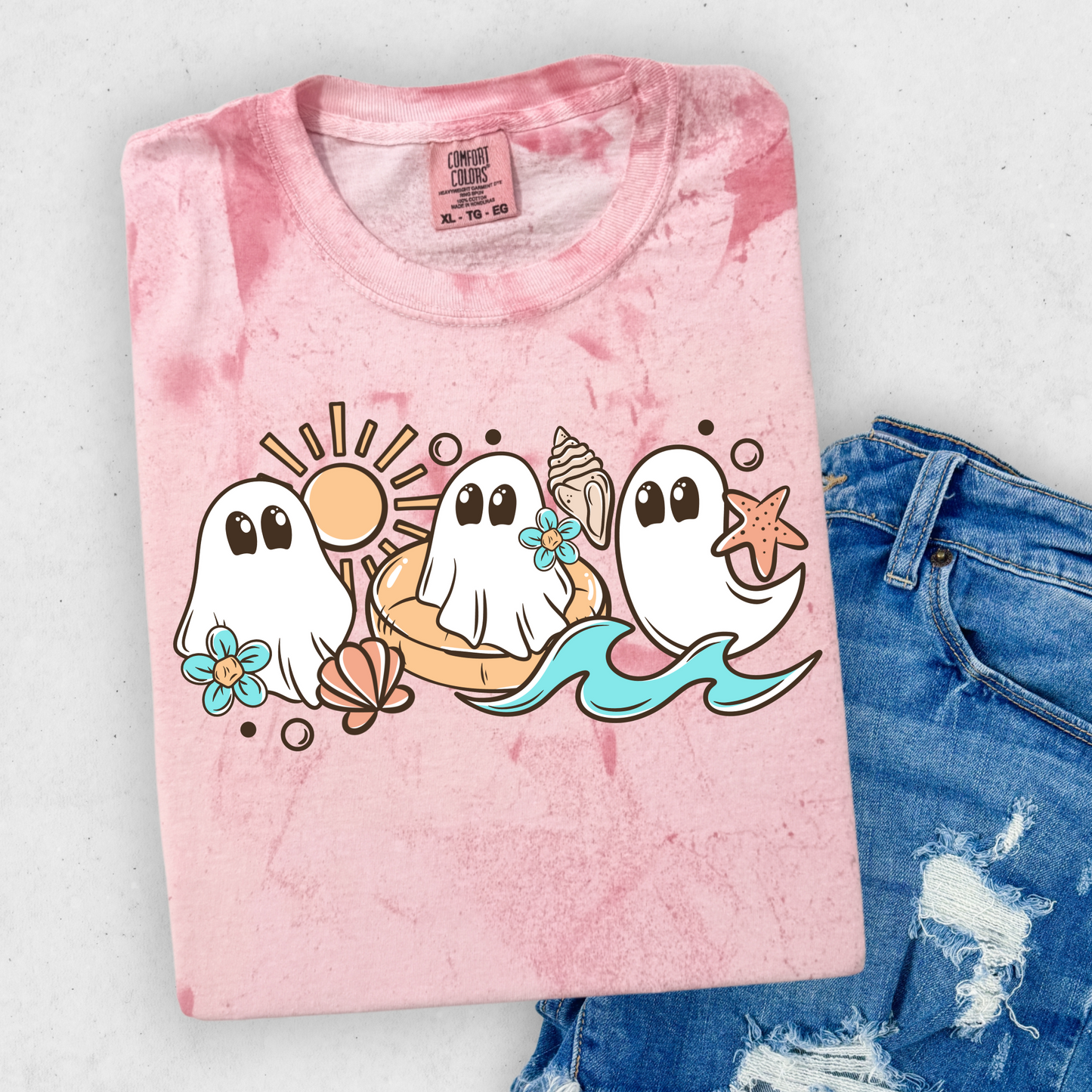 Summer Beach Ghost ColorBlast Comfort Colors