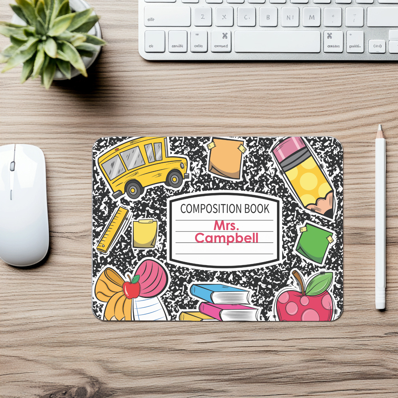 Personalized Composition Mouse Pad