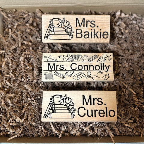 Laser Engraved Erasers