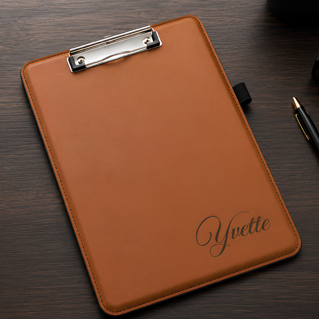 Personalized Leather Clipboard