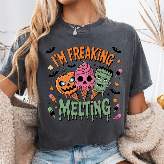 I'm Freaking Melting Funny Halloween T-shirt (Copy)