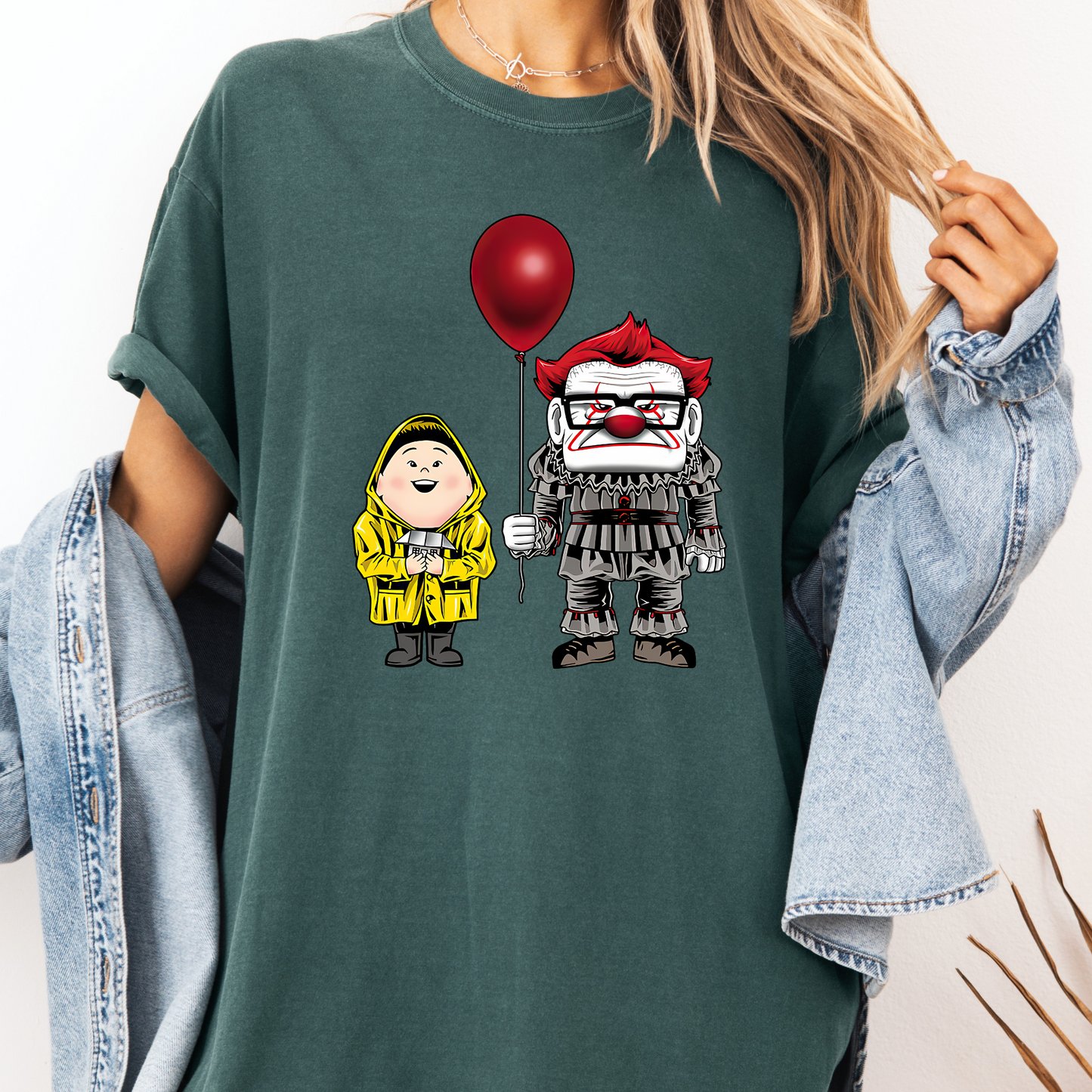 Halloween Funny Movie T-Shirt| Halloween Scary Clown Shirt | Cute Creepy Clown Shirt | Unisex Fall Tee
