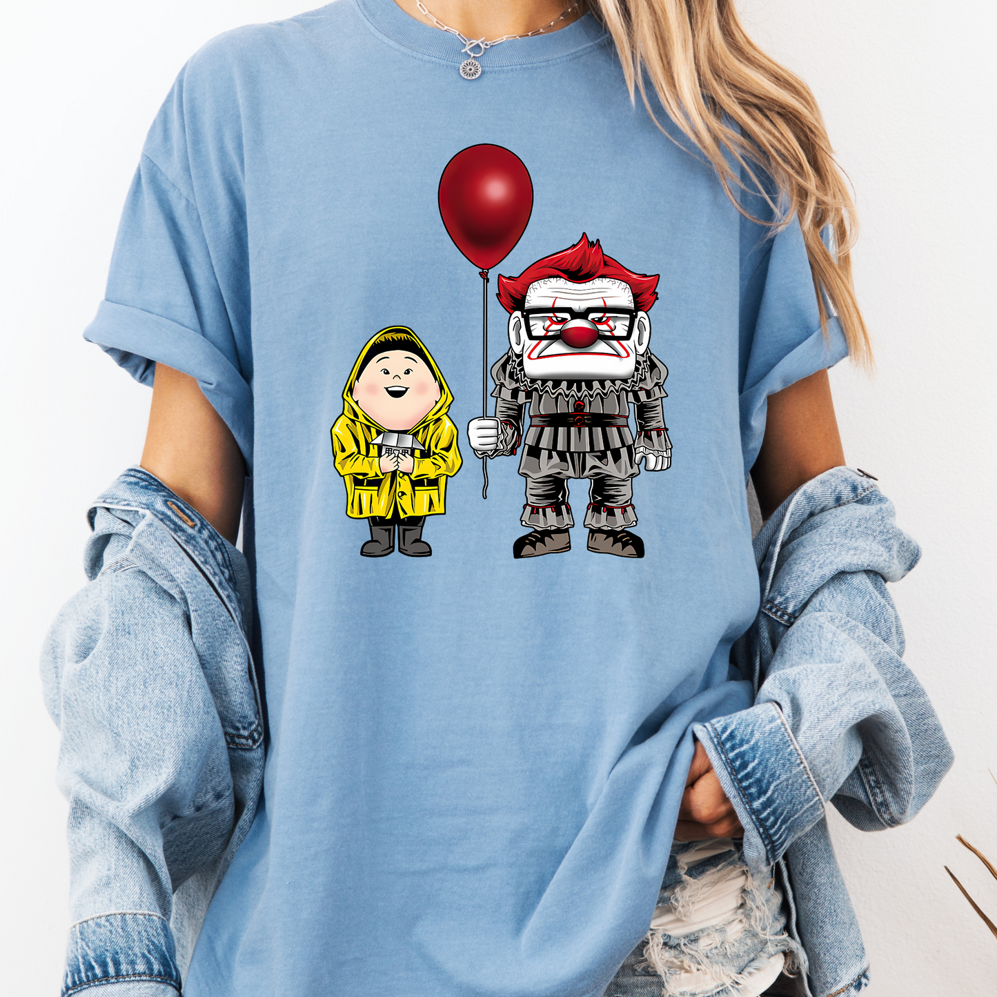Halloween Funny Movie T-Shirt| Halloween Scary Clown Shirt | Cute Creepy Clown Shirt | Unisex Fall Tee