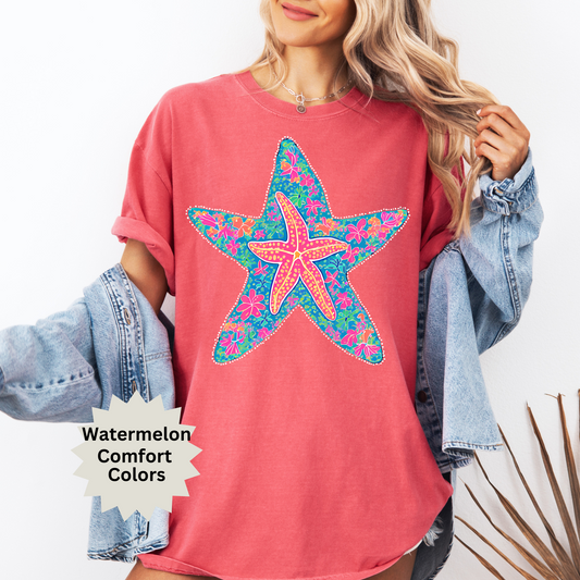 Floral Seashell