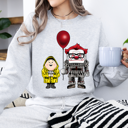 Funny Halloween Character Sweatshirt | Cute Horror Movie Sweater