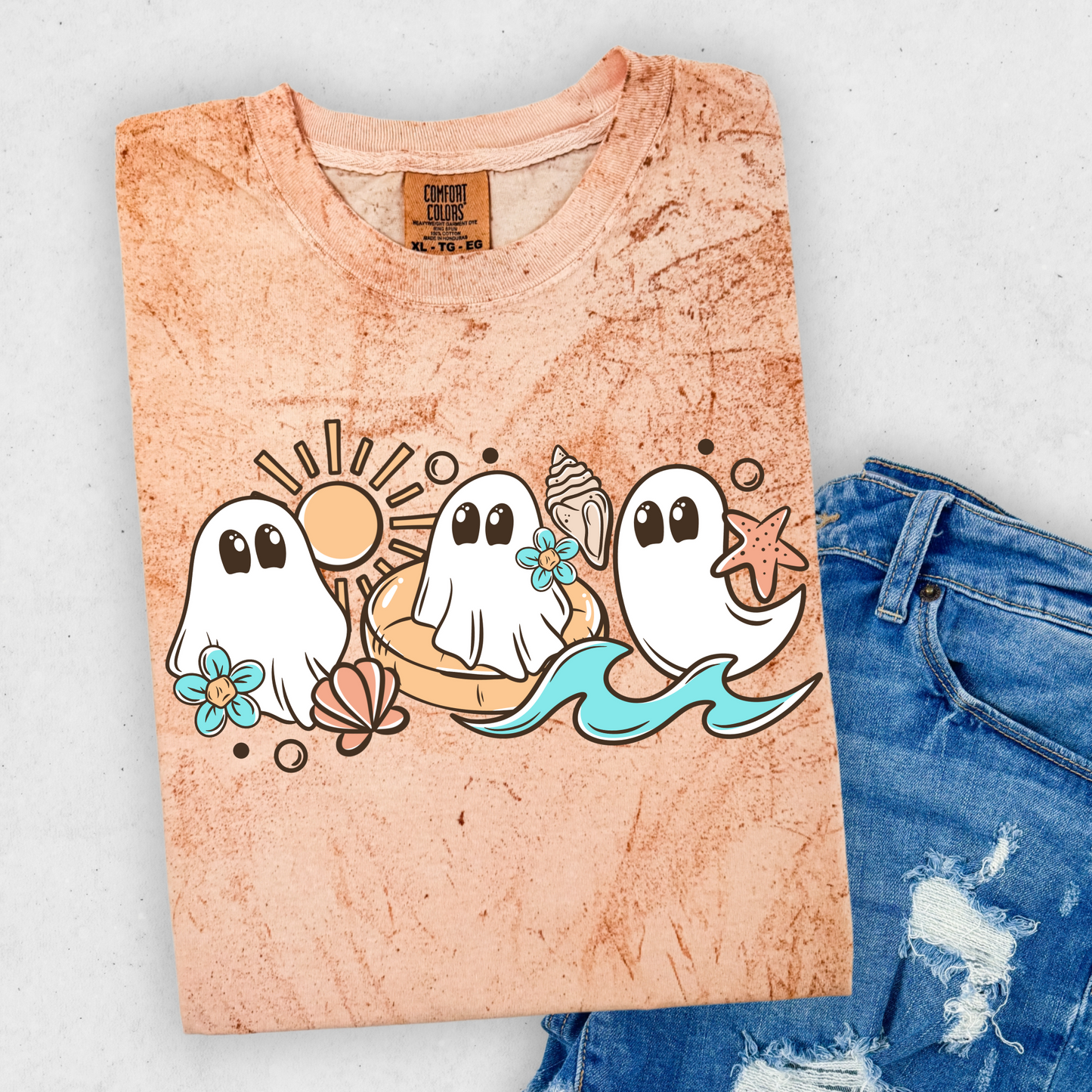 Summer Beach Ghost ColorBlast Comfort Colors