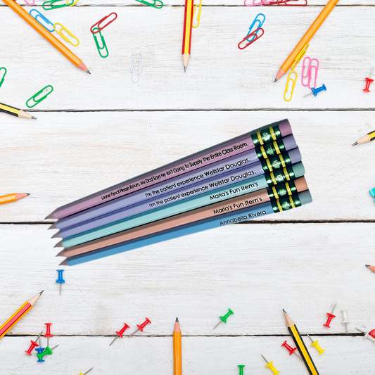Personalized Engraved Pencils