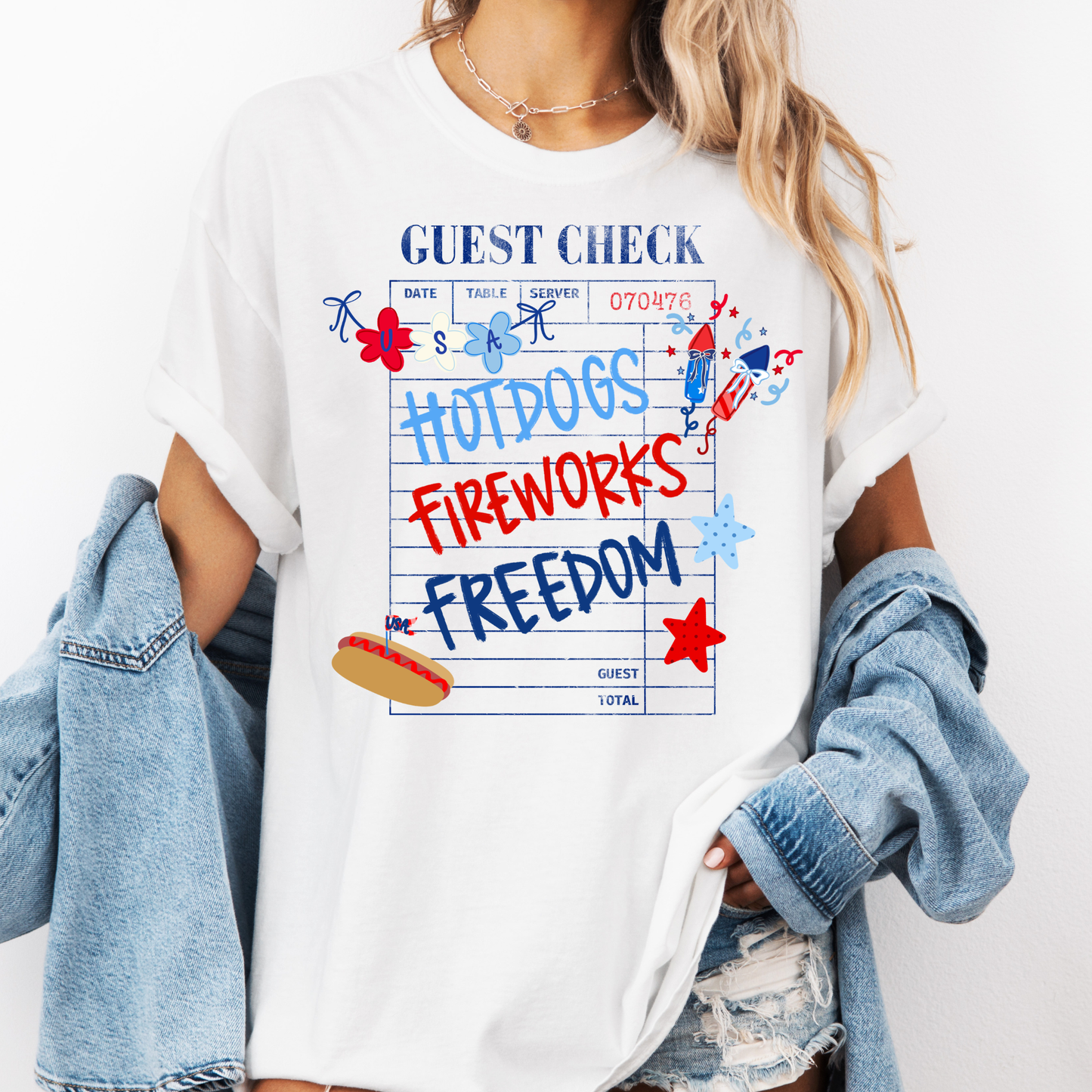 Hotdogs Fireworks Freedom Shirt, Funny 4th of July Tee, Patriotic BBQ Shirt, USA Summer Shirt, July 4th Outfit