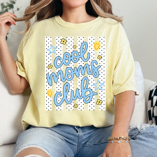 Cool Moms Club Graphic Tee – Trendy & Playful Mom Shirt