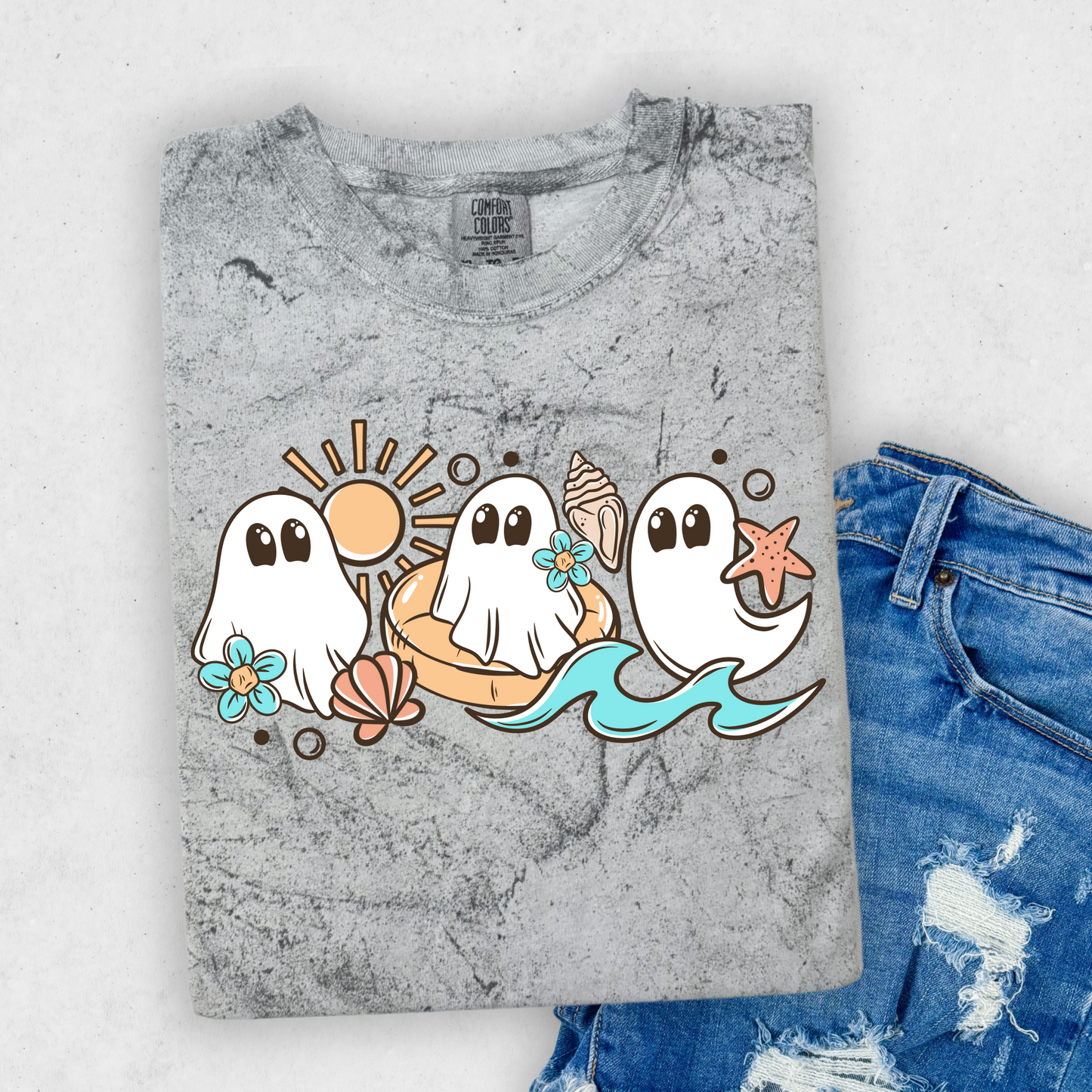Summer Beach Ghost ColorBlast Comfort Colors