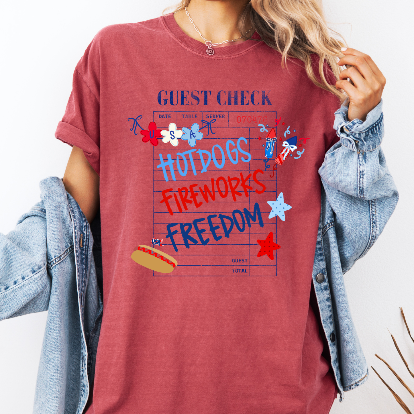 Hotdogs Fireworks Freedom Shirt, Funny 4th of July Tee, Patriotic BBQ Shirt, USA Summer Shirt, July 4th Outfit