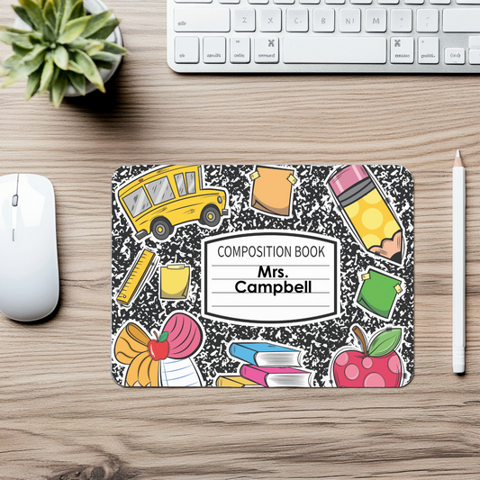 Personalized Composition Mouse Pad