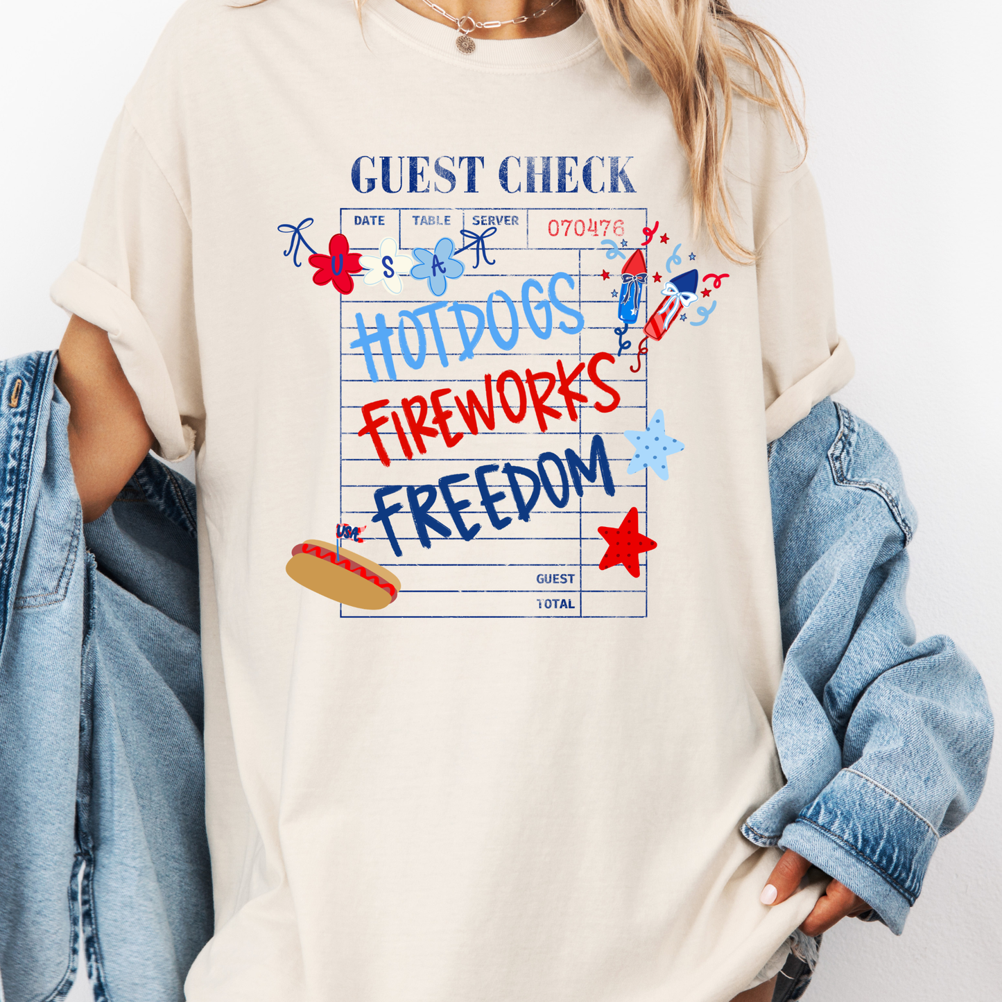 Hotdogs Fireworks Freedom Shirt, Funny 4th of July Tee, Patriotic BBQ Shirt, USA Summer Shirt, July 4th Outfit