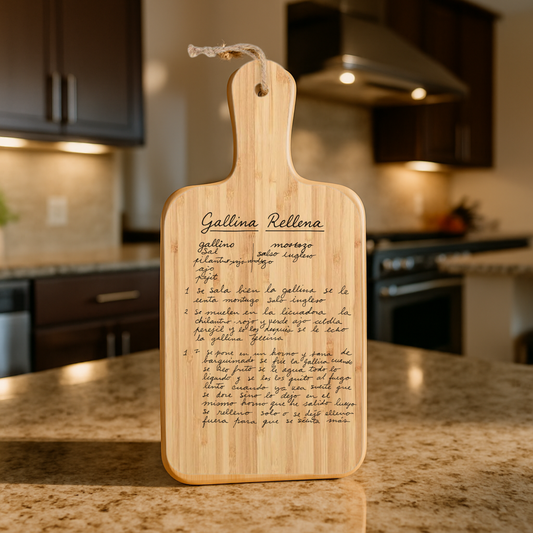 Custom -Cutting Board-Recipe Cutting Board